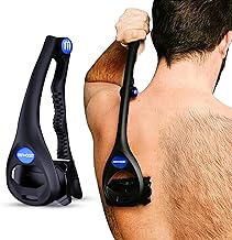 MENHOOD Back Shaver | Multi Purpose Full Body & Back Shaver For Men | Easy To Use | Foldable | Reusable Shaving Razors | Hair Removal | Wet or Dry Shaving