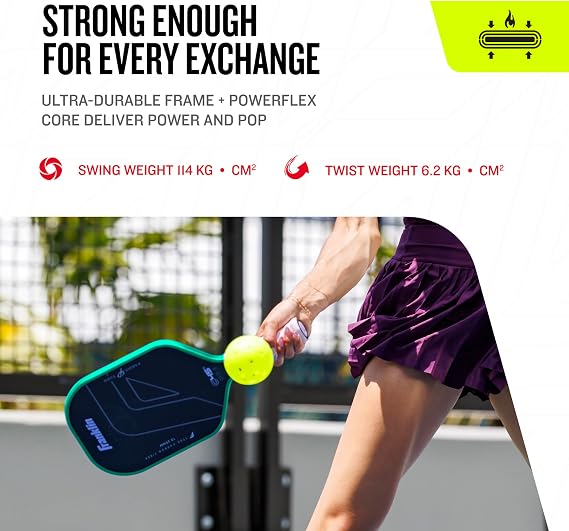 Franklin Sports C45 Carbon Fiber Tournament Pickleball Paddle USAP Approved