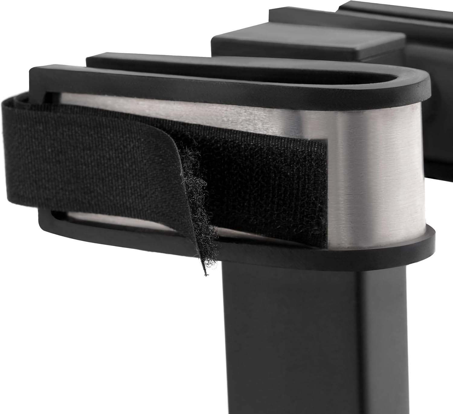 Universal Vertical Gun Rack Adjustable Steel Holder Compatible with Club Car, EZGO, Yamaha Golf Carts & UTV Stand-Up Mount for Shotguns