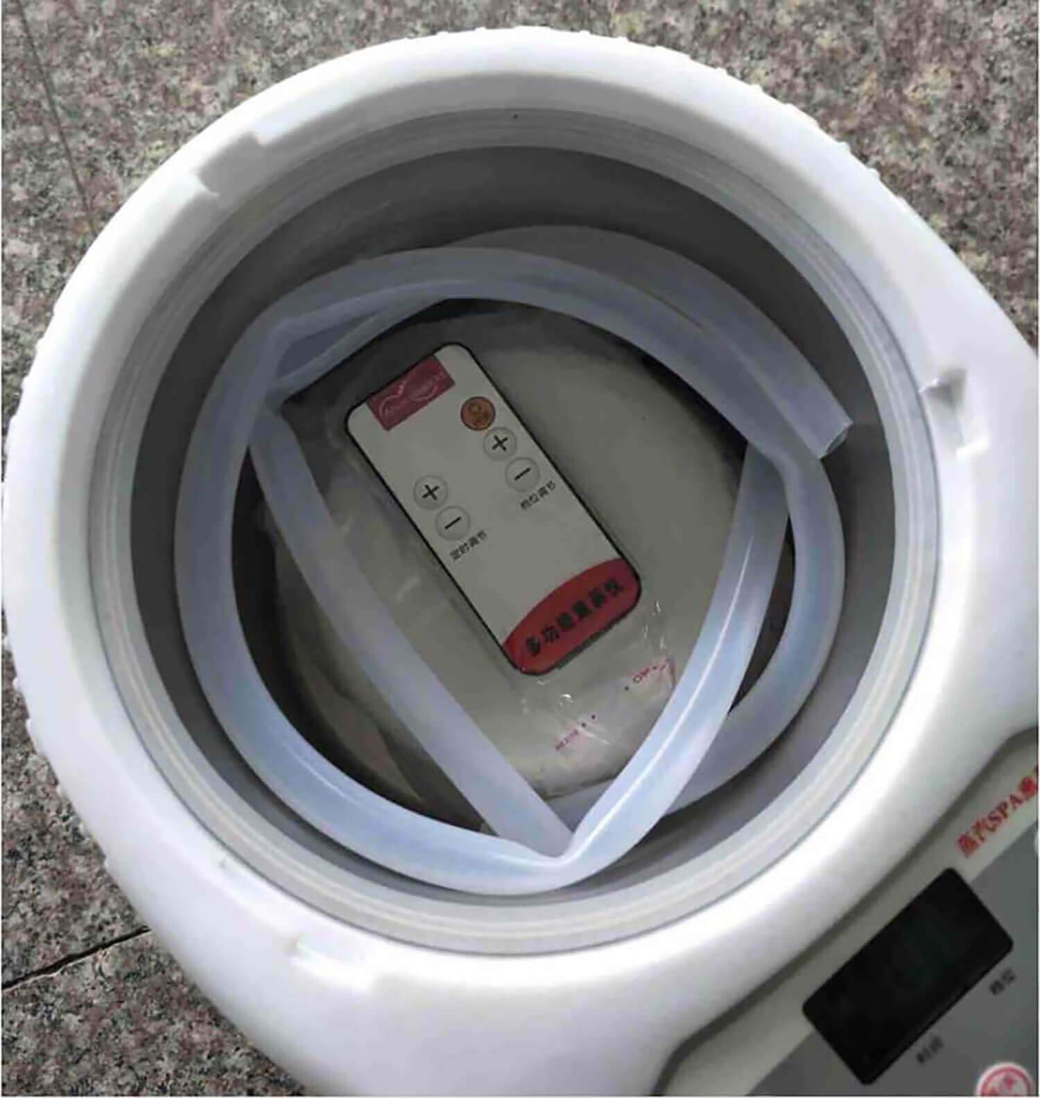 Generatore Portatile Di Box Sauna A Vapore O Domestico Domestico Facilità Insonnia Grigio Argento