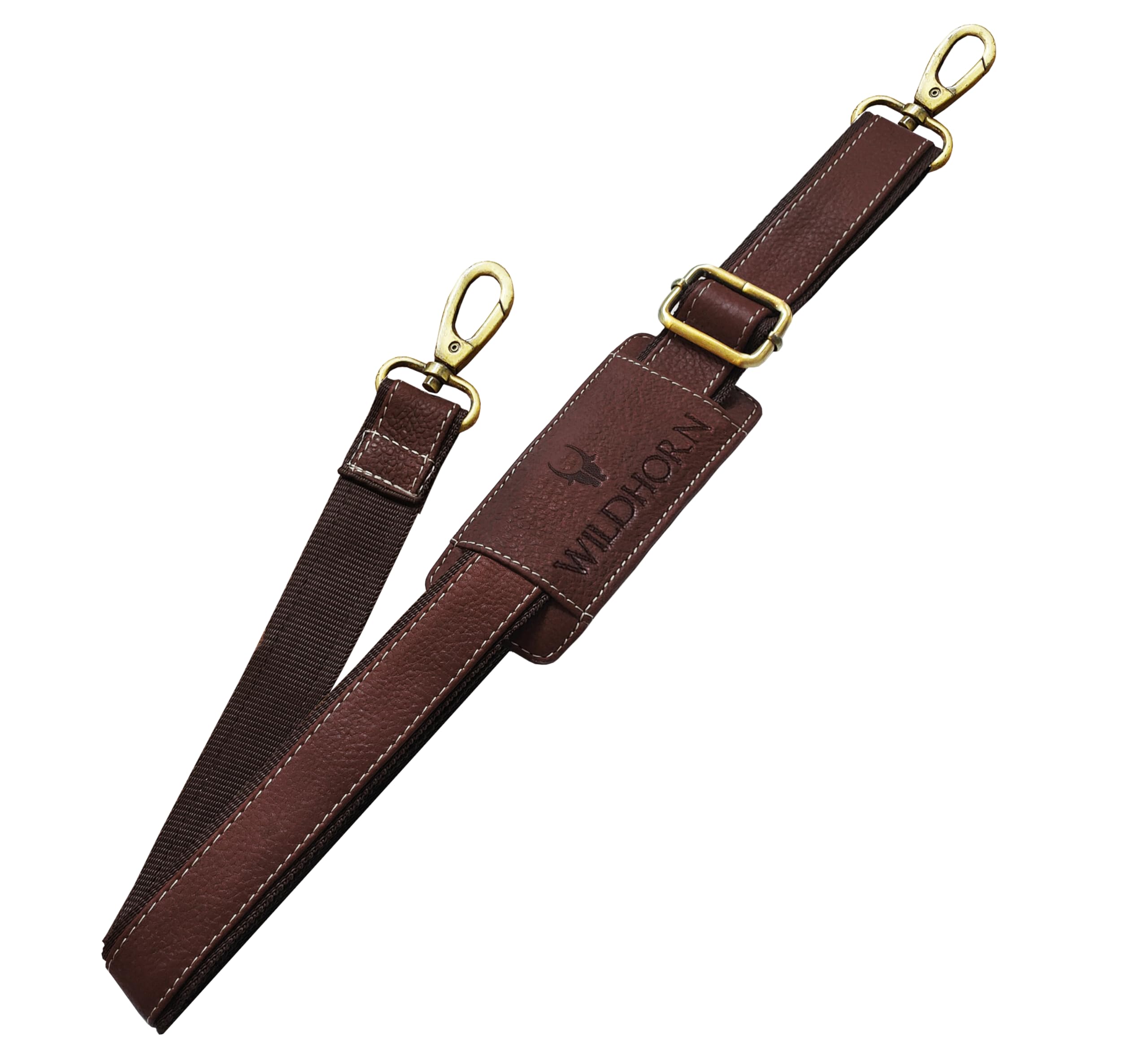 wildhorn Leather Strap Replacement for Laptop Messenger Bags I 52 inch Strap-picture-22