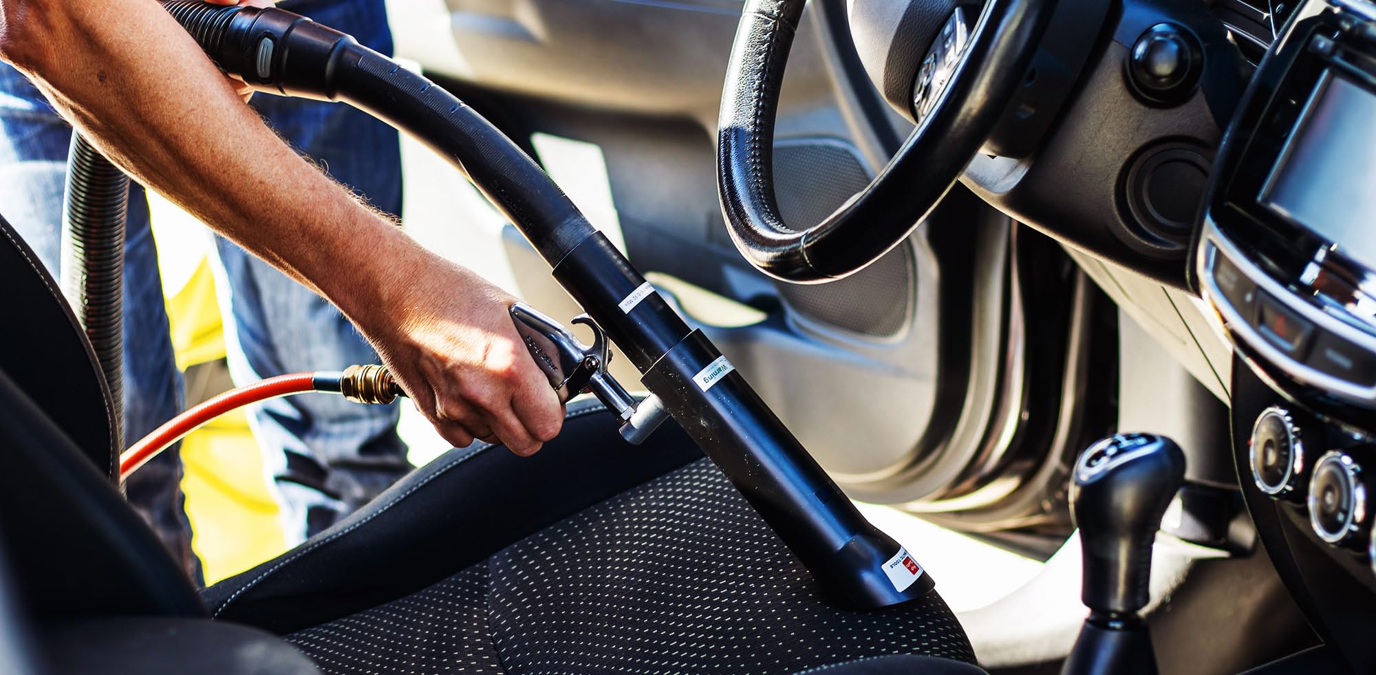TC TECHNIC Pistolet nettoyage professionnel pour aspirateur de voiture avec