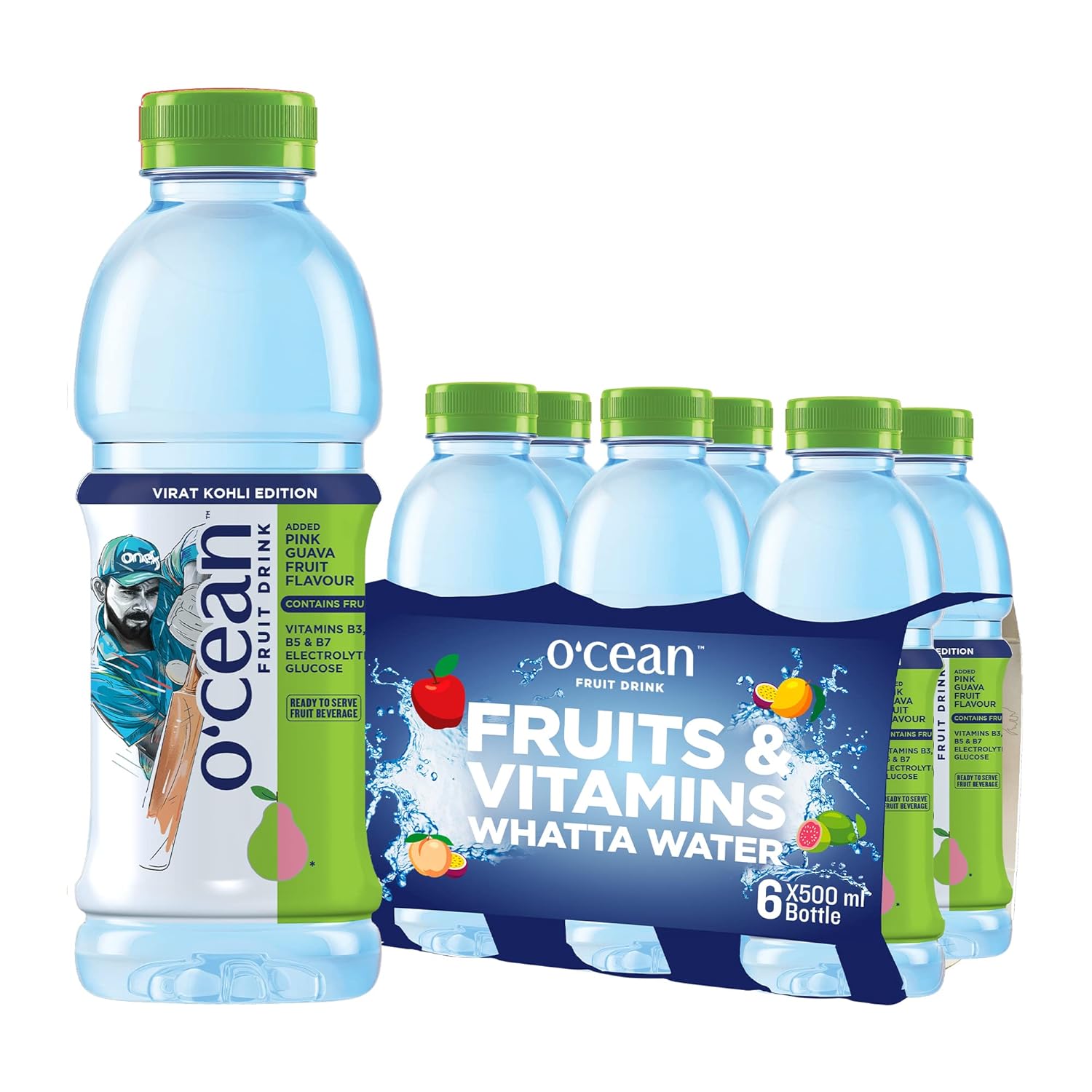 Ocean Fruit Drink Pink Guava 500 ML (Pack of 6) Amazon.in Grocery