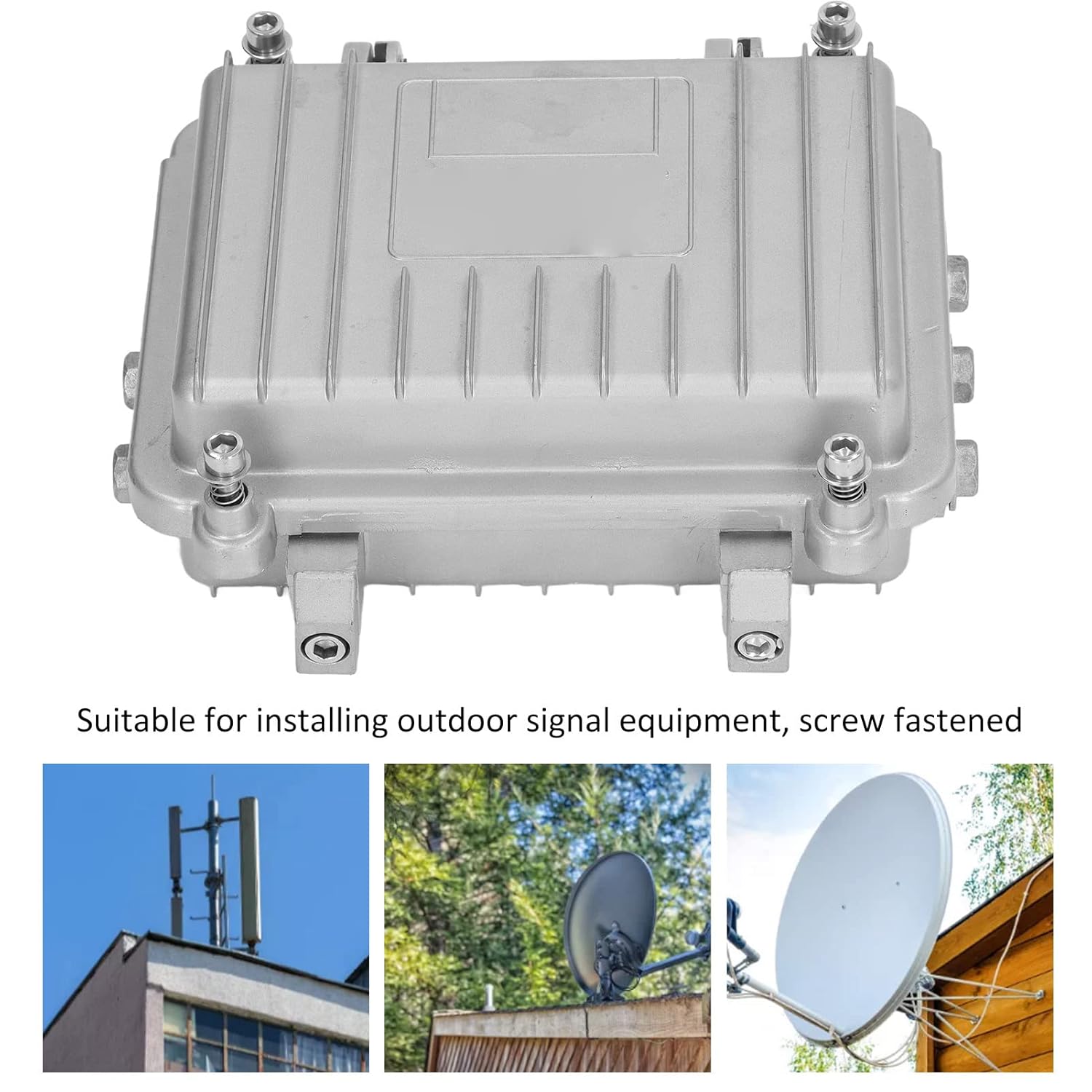 6.3 x 4.33 x 2.36in Junction Box Waterproof Die Cast Aluminium Power Enclosure Electrical Connection Case Extension Cord Cover,Large Outdoor Electrical Box, Large Outdoor Electrical Box, 6.3 x 4