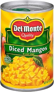 Del Monte Canned Diced Mangos In Extra Light Syrup, 15 Oz