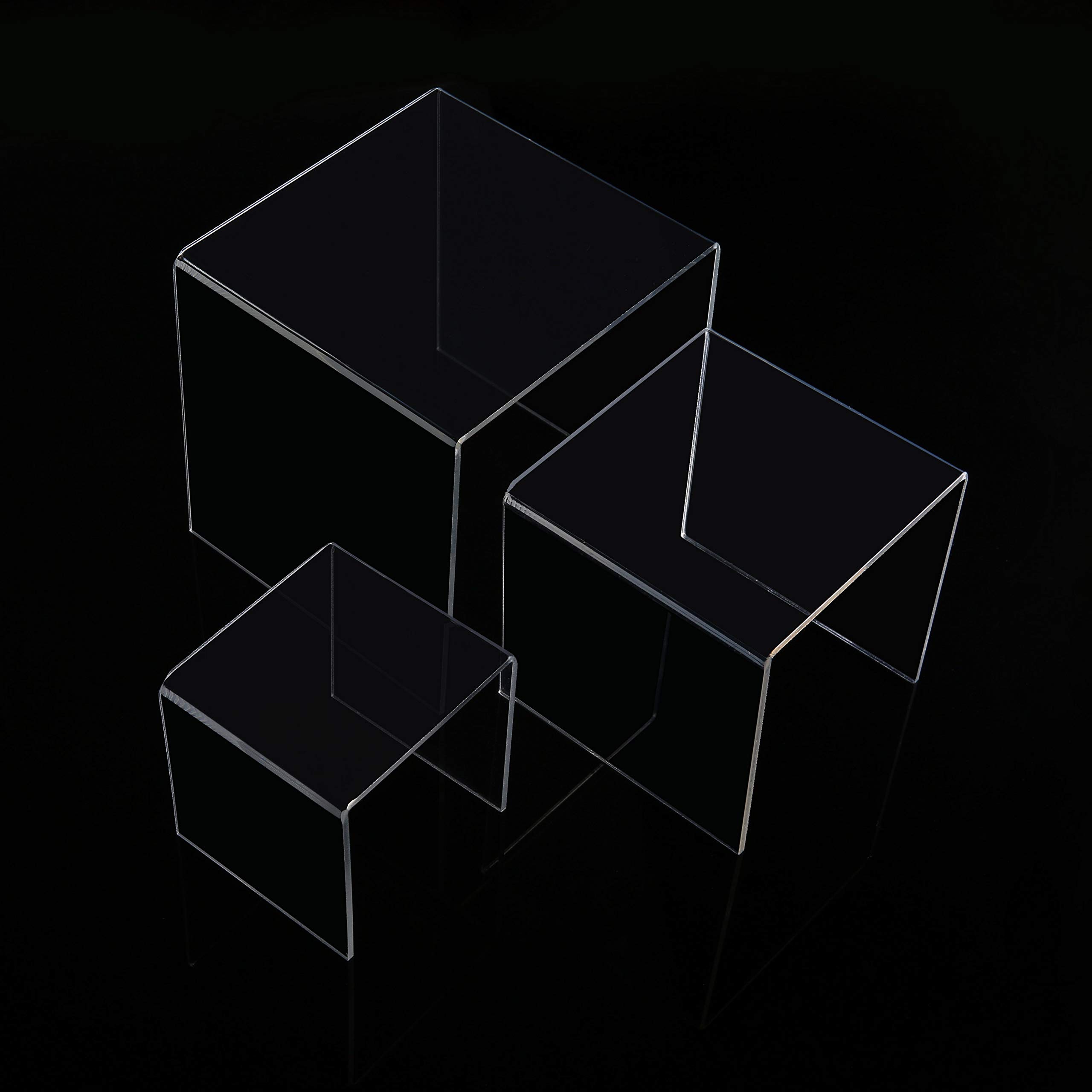 Supporti Esposizione Acrilico Trasparente - 3 Pezzi Per Gioielli E Dolci - Foto 11