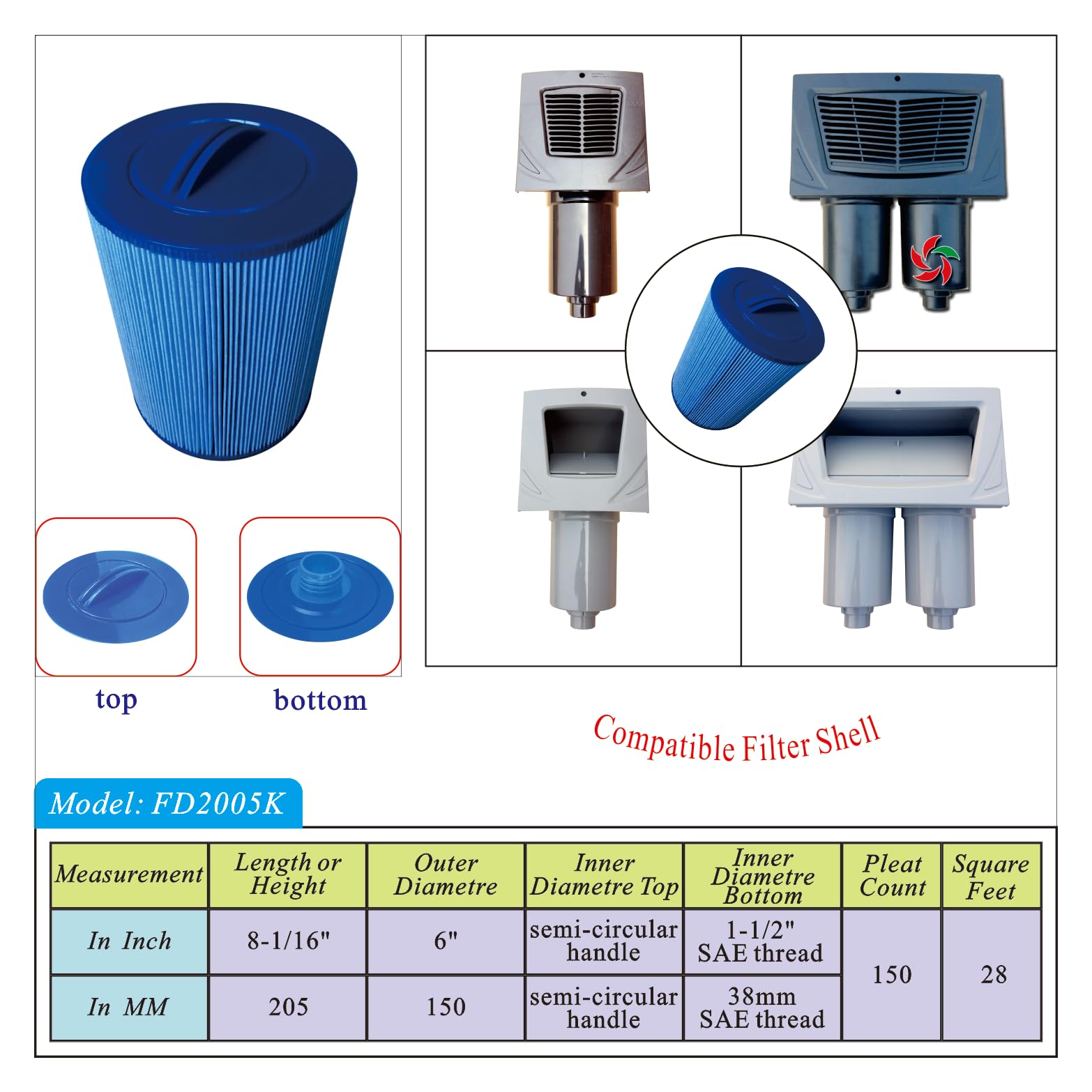 Filtro spa pww50, 6ch-940, fc-0359 per spa 4seasonsspa | Leroy Merlin