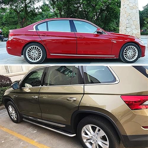 Miniatura 8 de MYFAMIREA Protectores de borde de puerta de automóvil de 66 pies de largo, en forma de U, protector de sello de goma para puerta de automóvil,