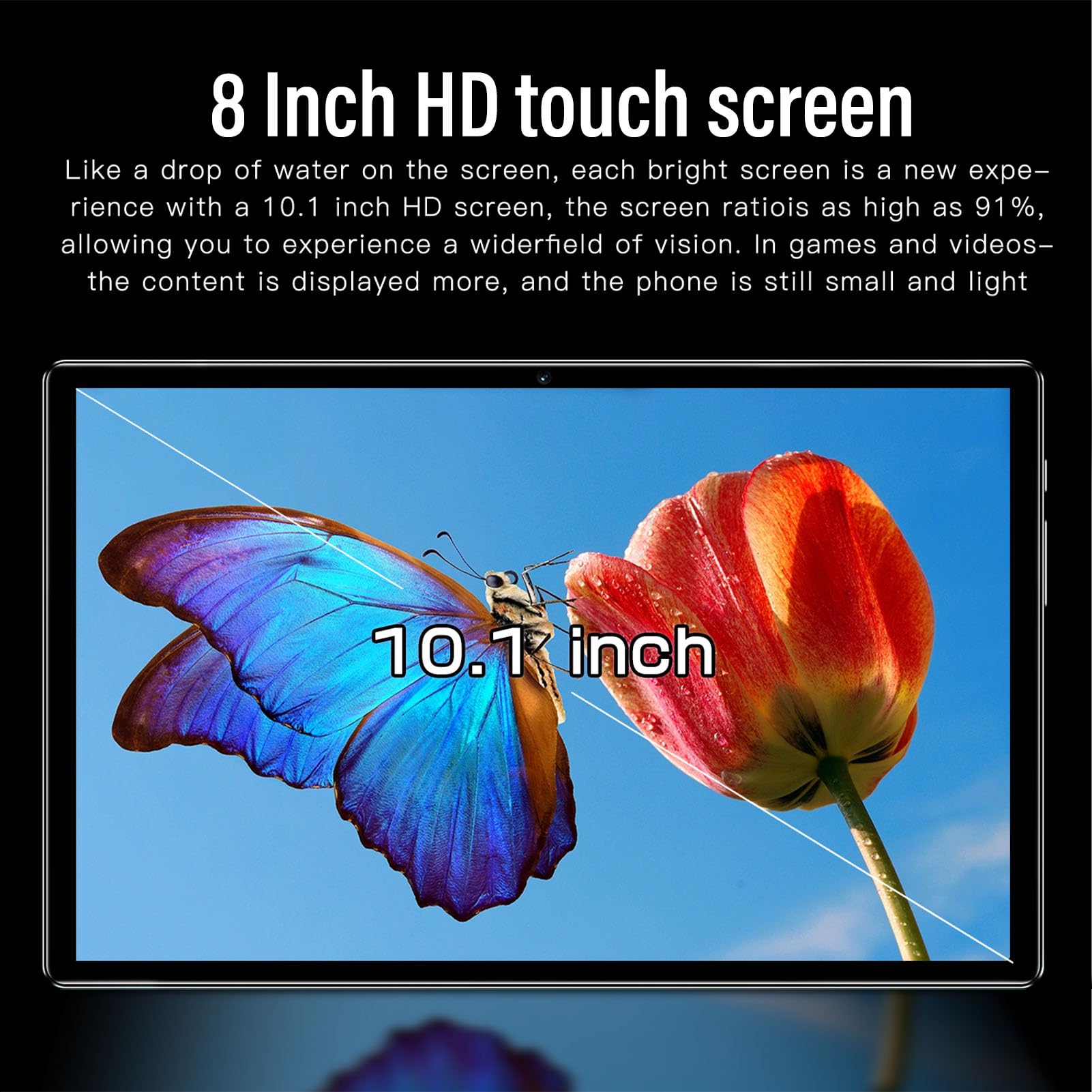 Amazon.co.jp: Android 11用8インチタブレット、1920 X 1200 IPS HD