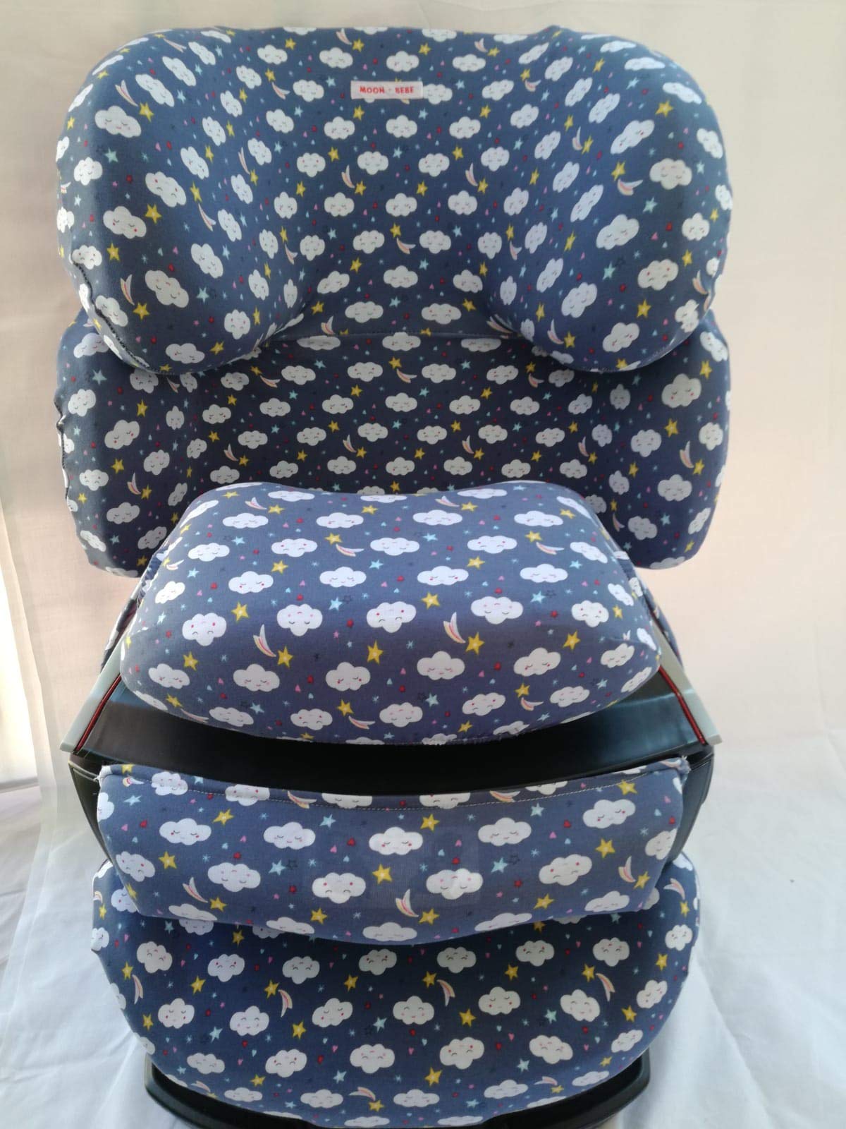 MOON-BEBE Funda para Cybex Pallas, Silver Pallas Fix y Pallas 2 Fix (BLEU)