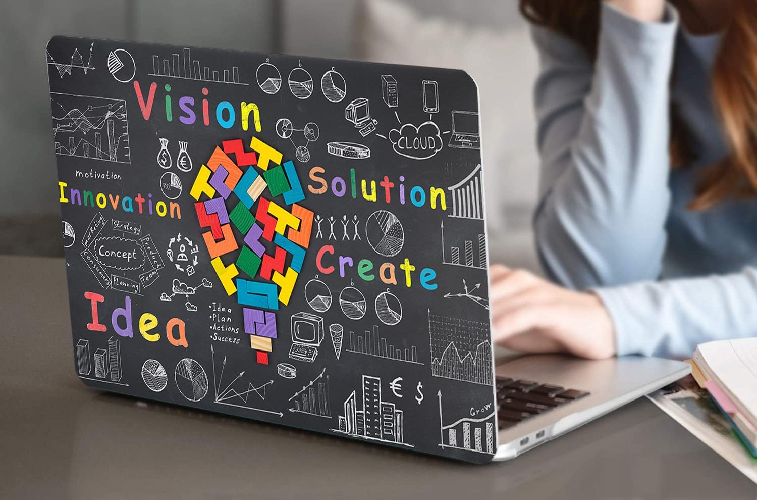 Compatible with MacBook Air 15 inch Case 2025 2024 2023 M4 M3 M2 A3241 A3114 A2941, Protective Plastic Hard Shell & Keyboard Cover for Mac Air 15 inch Case M4 M3 M2 - Idea