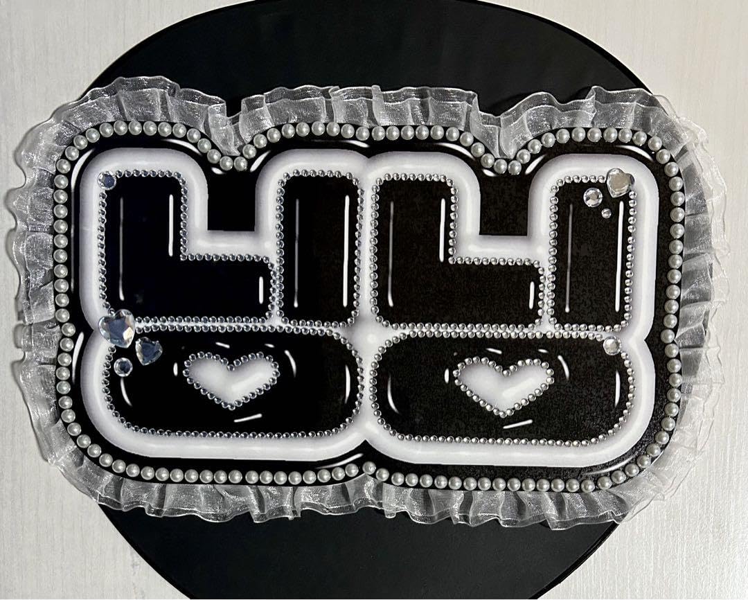 Amazon.co.jp: aespa エスパ ニンニン ネームボード うちわ文字 レース