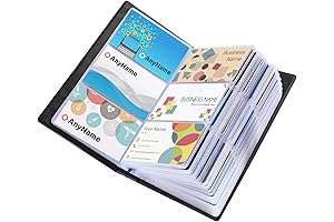 Pimoys Business Card Organizer and Gift Card Holder Book