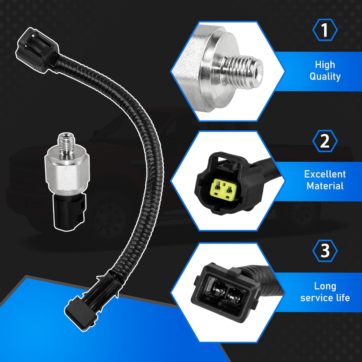 Cruise Control Deactivation Switch Brake Booster Sensor Repair Kit Compatible with 1992-2008 Ford E-Series F-Series Ranger Bronco Explorer Expedition Lincoln Mercury Replaces SW6350 1S5288
