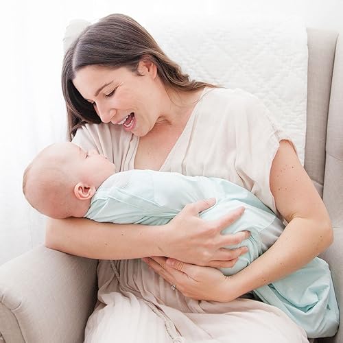 Miniatura 4 de Happiest Baby Sleepea 5-Second Swaddle - 100% Organic Cotton Baby Swaddle Blanket - Doctor Designed Promotes Healthy Hip Development