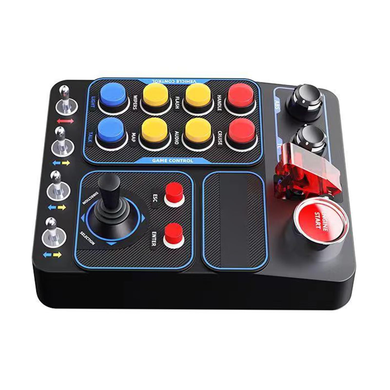 CB1 Multifunktions Race Emulator Controller, zentrale Controller Box, integrierte LED Lichteffekte, einstellbare Helligkeit, Europa Truck Emulator