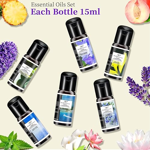 Miniatura 2 de Aceites esenciales Reborn Aroma Oils Multifunción Blends Set de regalo Aceites para difusor de aromaterapia, humidificador, aceites aromáticos