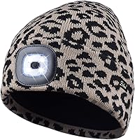 Vista 53 de Etsfmoa Gorro unisex con la luz, regalos para hombres, papá, padre, gorras recargables por USB