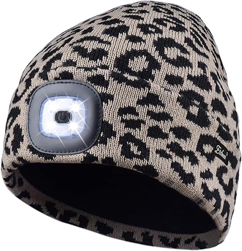 Miniatura 53 de Etsfmoa Gorro unisex con la luz, regalos para hombres, papá, padre, gorras recargables por USB