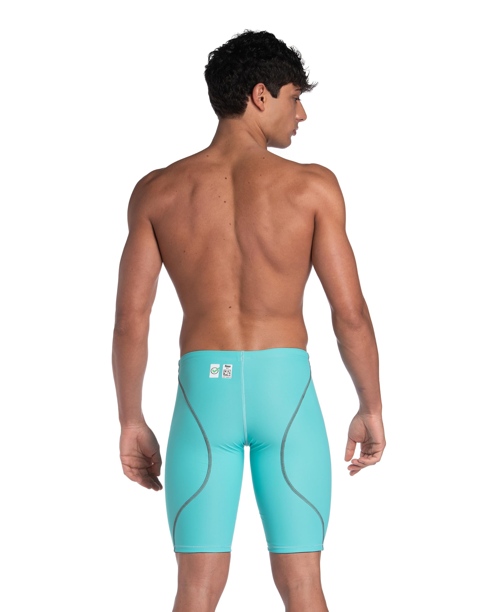 arena Powerskin ST Next Jammer Uomo, Costume da Gara Approvato FINA, Costume Uomo Nuoto in Tessuto Riciclato, Costume Jammer Uomo Foderato