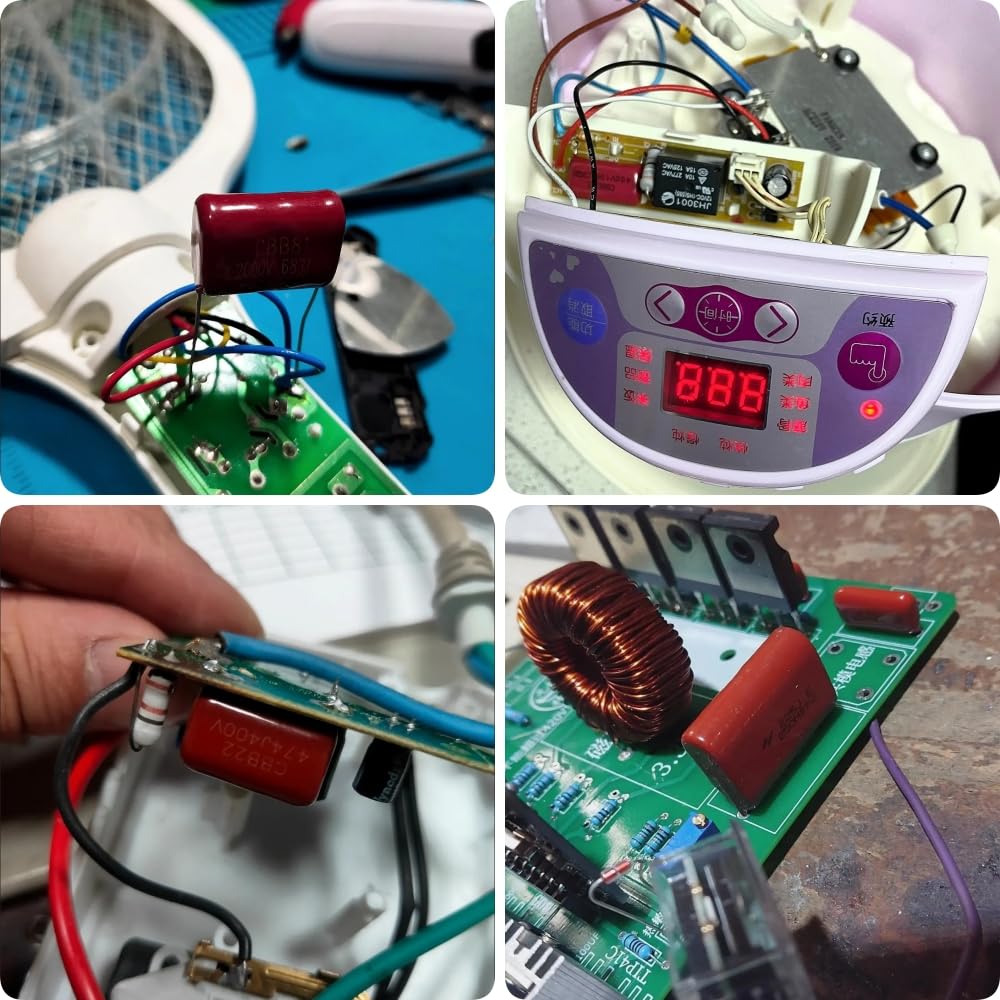 Amazon.co.jp: CBB 金属化ポリプロピレンフィルムコンデンサ 15