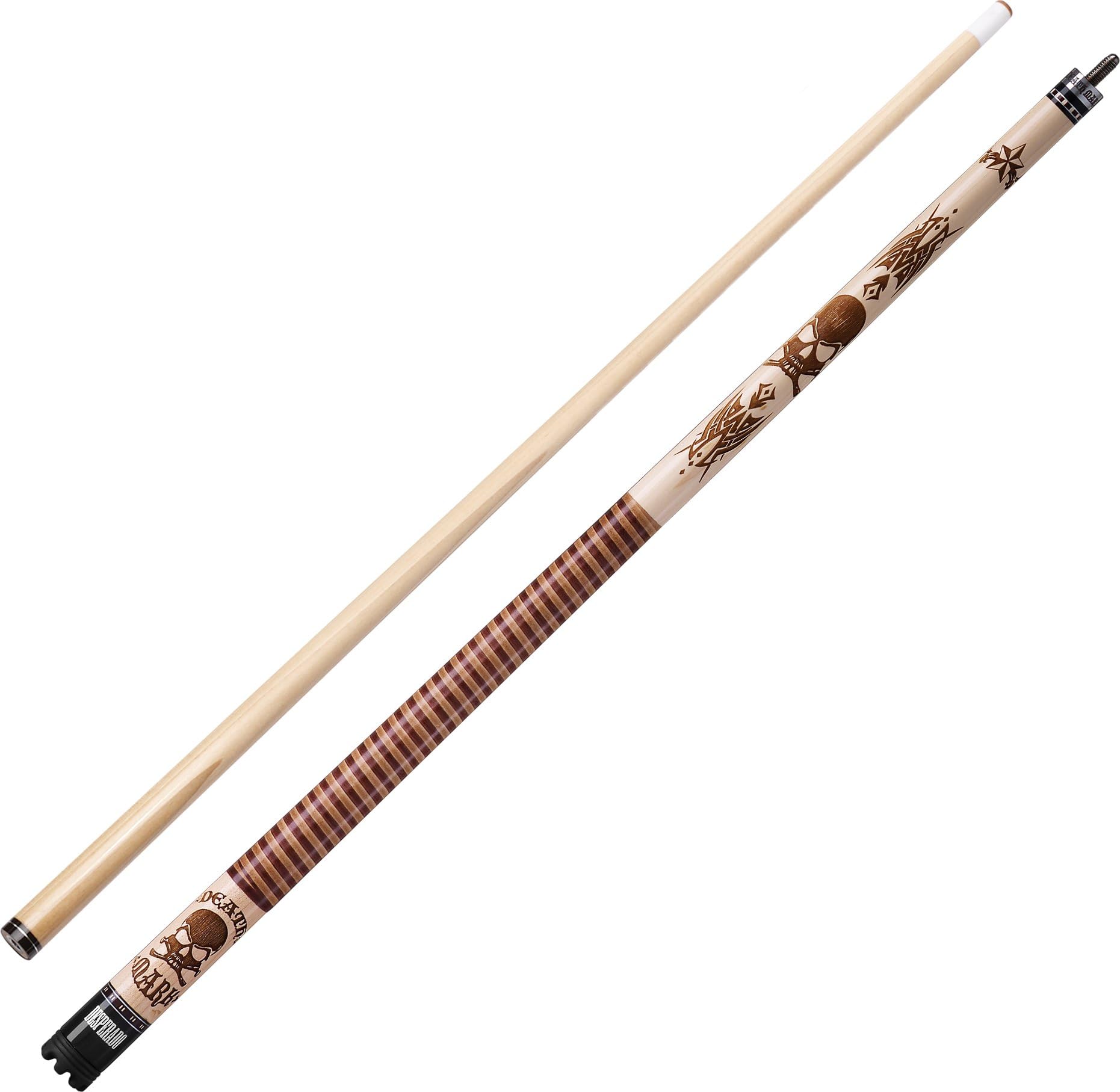 Viper Desperado 58" 2-Piece Billiard/Pool Cue, Death Mark