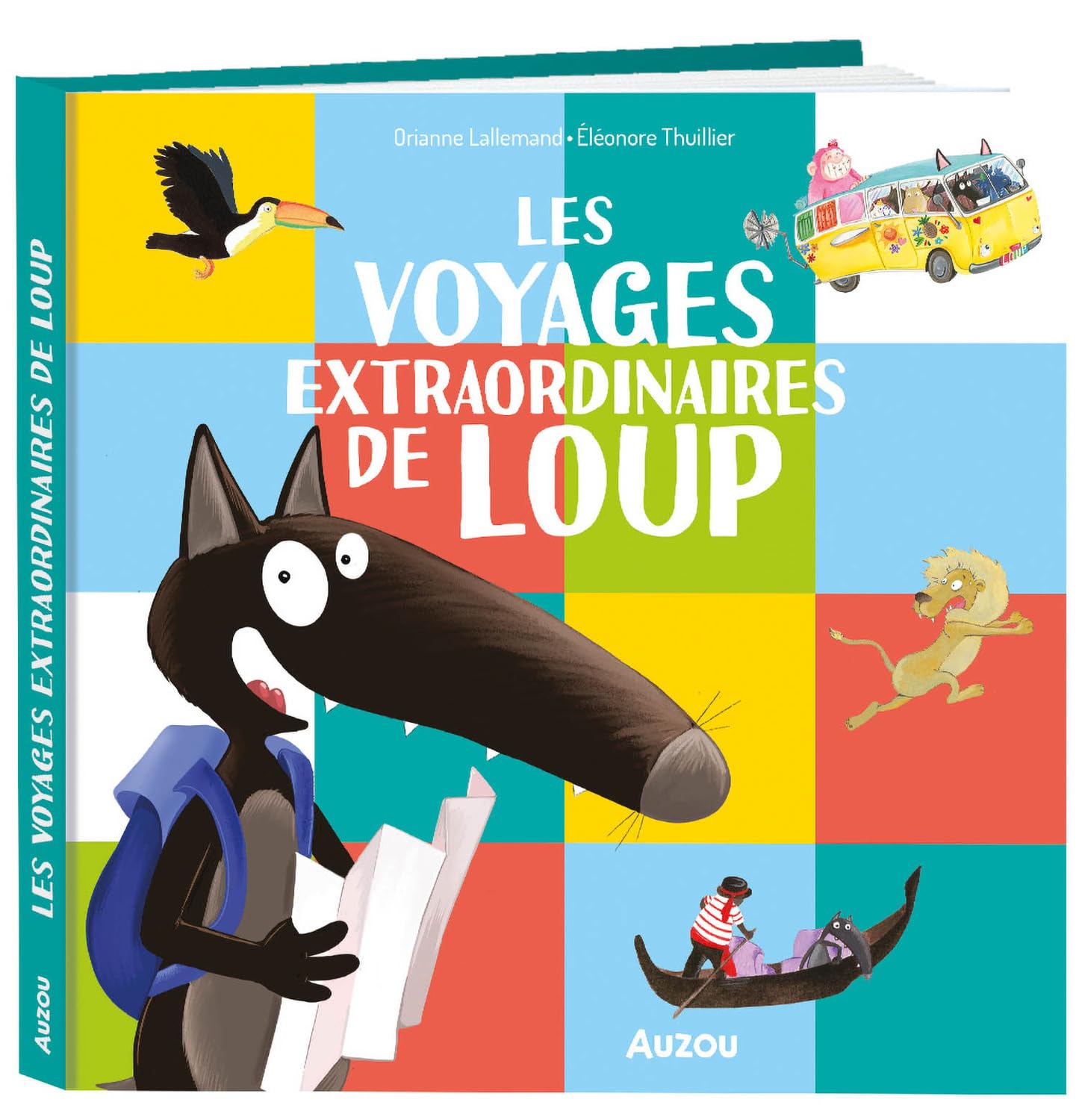 Coffret - les voyages extraordinaires de loup: Coffret avec une peluche et Le loup qui voulait faire le tour du monde ; Le loup qui découvrait le pays des contes ; Le Loup qui explorait Paris