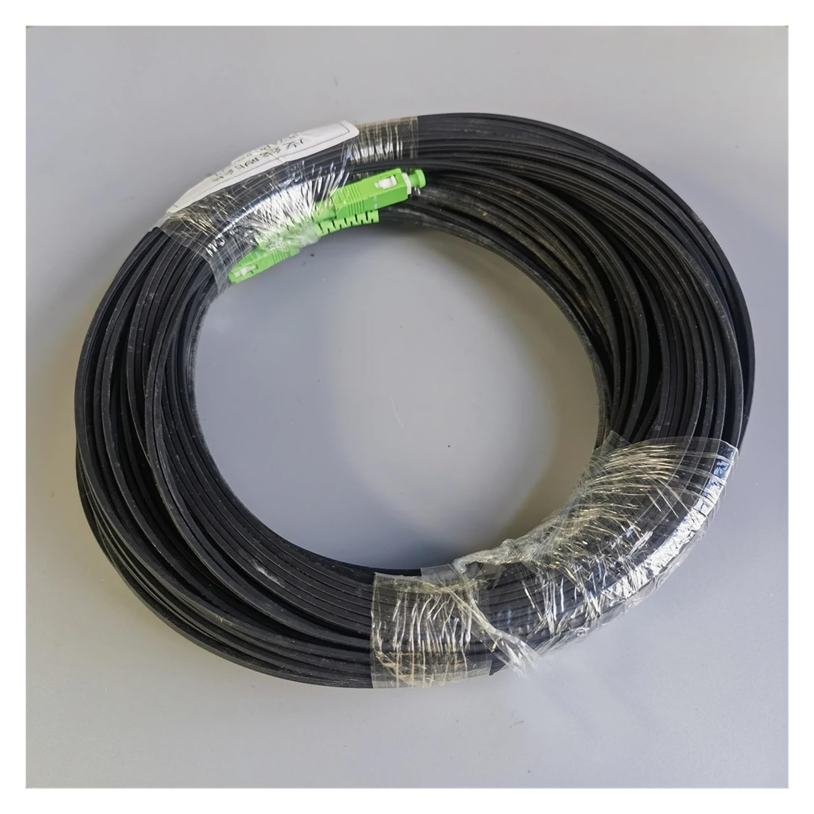 Câble de branchement fibre optique de 50 m - Cordon de brassage optique SC/APC vers SC/APC for FTTH - Rallonge fibre optique monomode