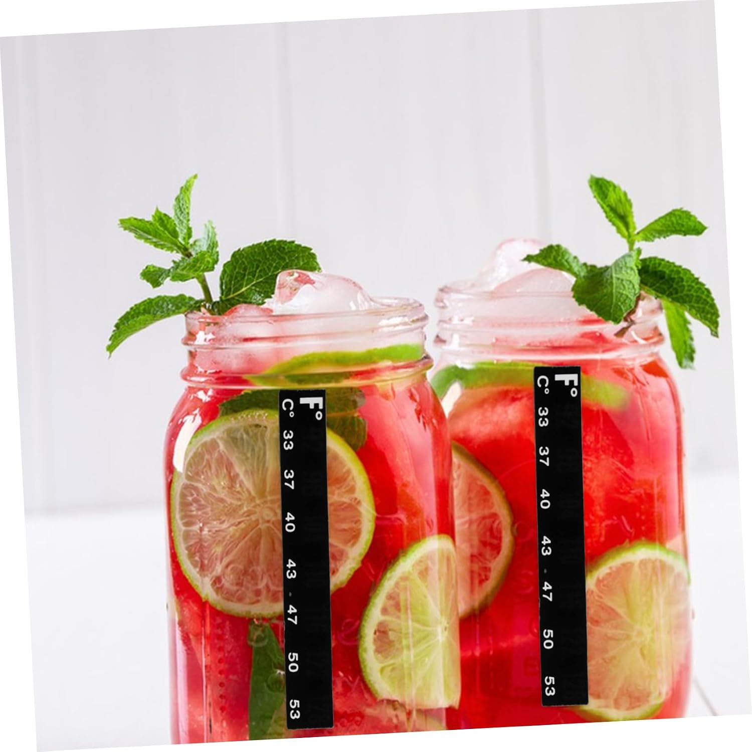10pcs Stick on Brewing Thermometer Strip for Fish Tank Oktoberfest Decor