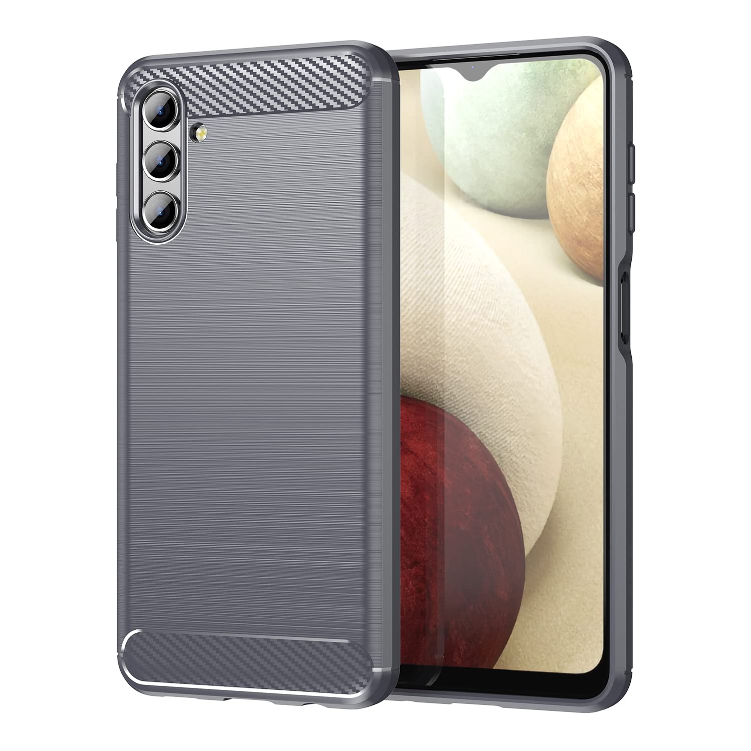 Junrui Slim Case Designed for Samsung Phones Galaxy A13 Case-TPU (Gray)