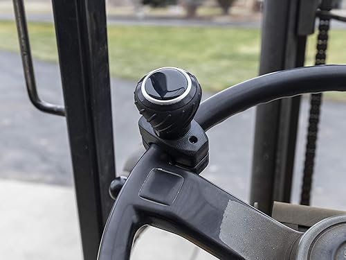 Miniatura 4 de Pomo giratorio de lujo para volante – Volante universal apto para coches, camiones, tractores, cortacéspedes, carretillas elevadoras, etc
