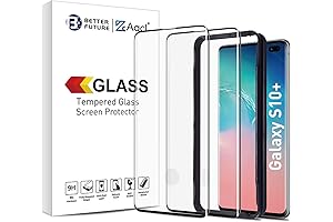 AACL Glass Screen Protector for Samsung Galaxy S10 Plus, 2 Pack