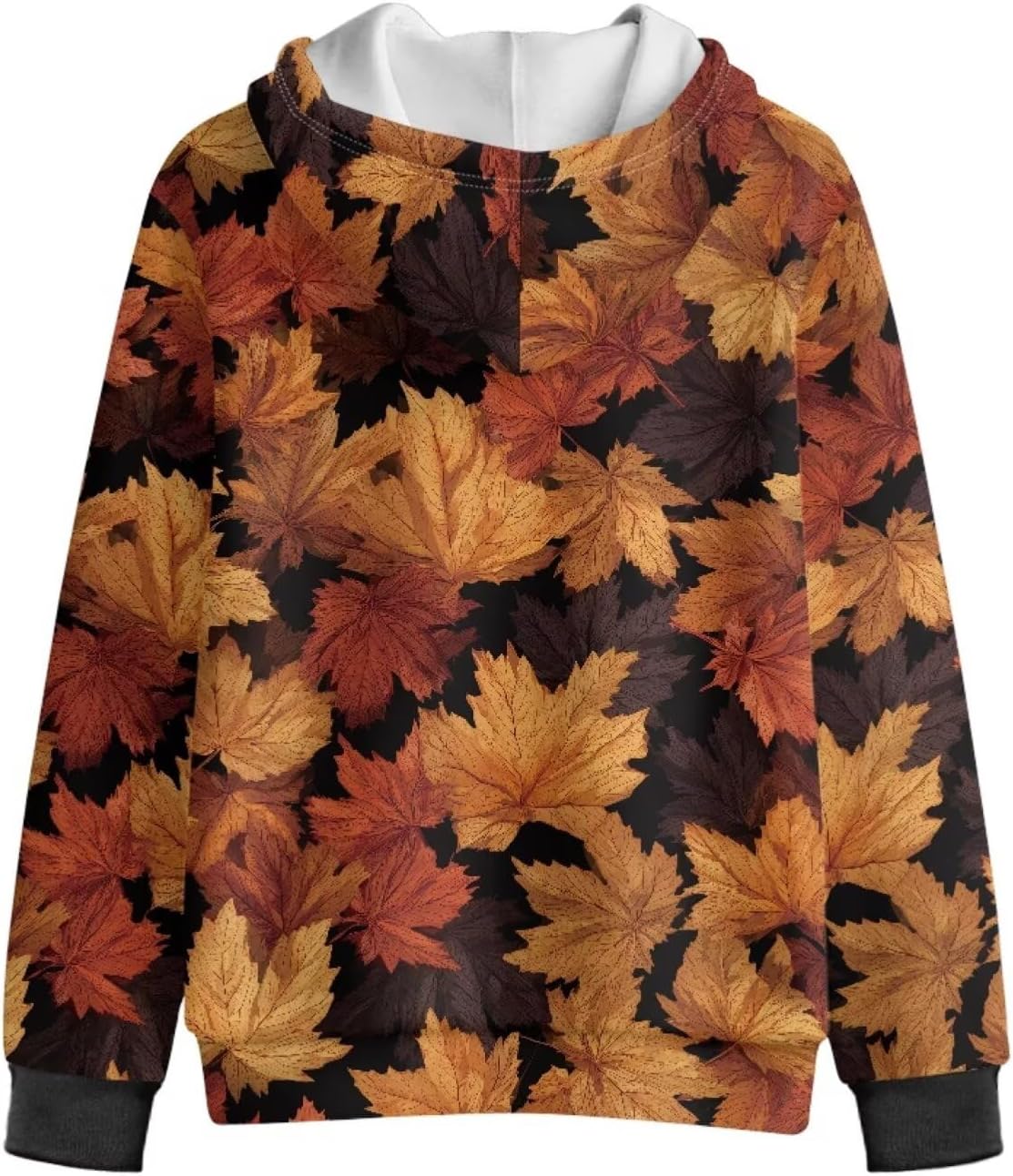Kids Zip-Up Sweatshirt, Long Sleeve Hooded Sweatshirt, Fleece Hoodie Jacket for Girls 4-16 Years