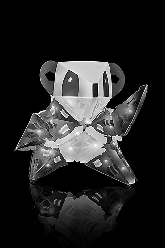 Miniatura 4 de Thames & Kosmos Creatto - Kit de rompecabezas 3D con iluminación de panda brillante y monocromático, incluye piezas de rompecabezas Creatto para