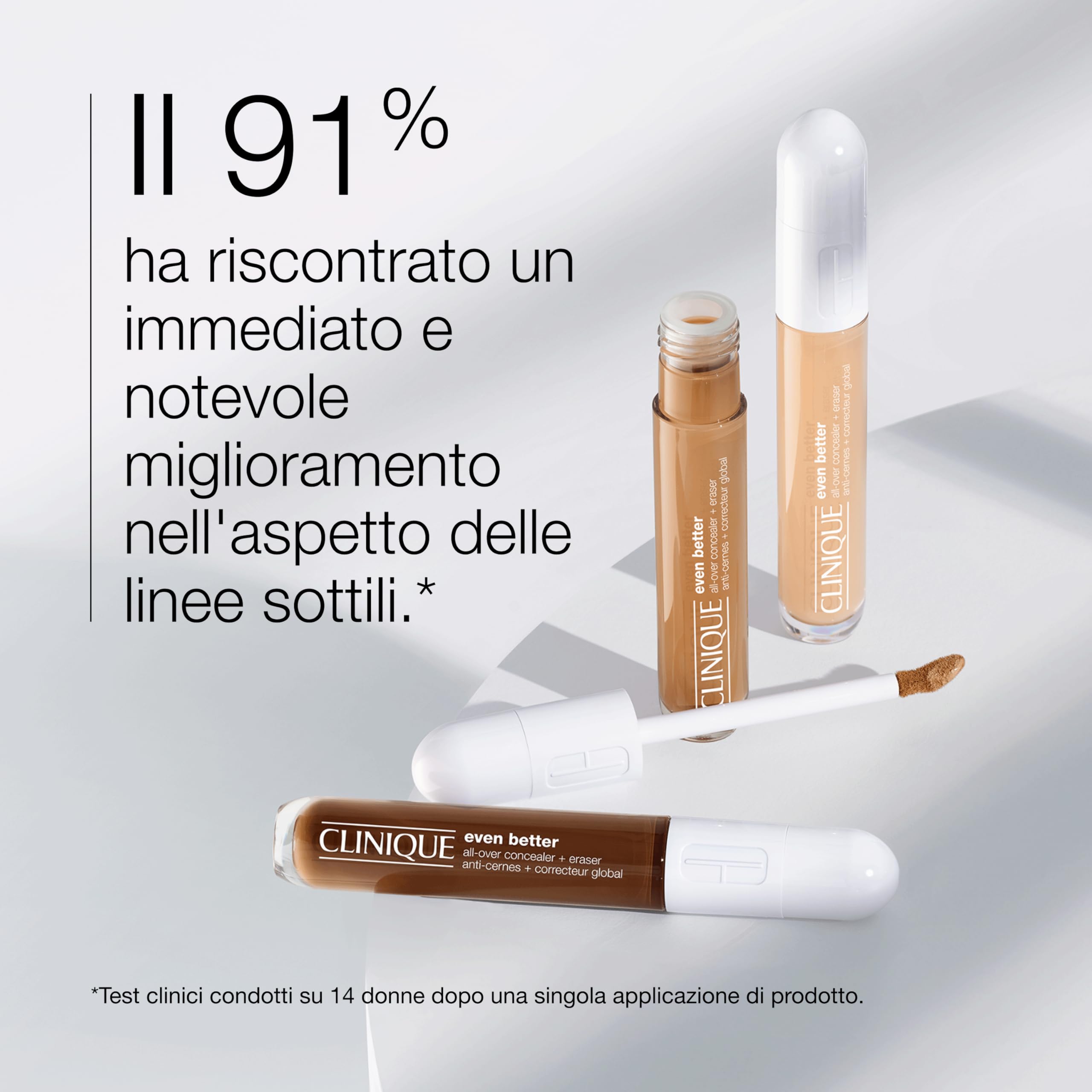 Clinique Even Better All-Over Concealer + Eraser For Dark Circles Corrector 12h
