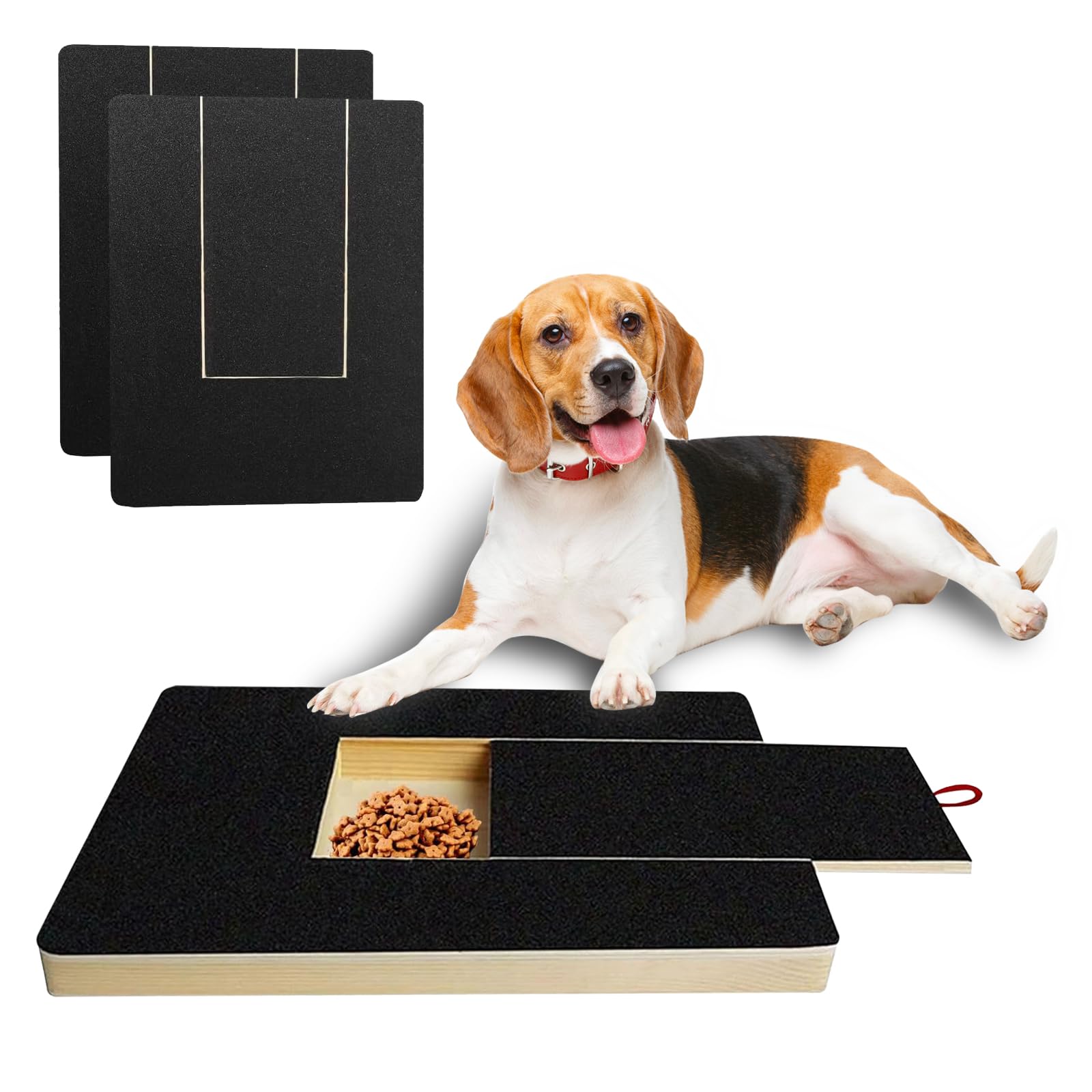 Cnwinu claw grinder for dogs with snack box,dog claw grinder with 2 spare sheets of sandpaper,dog scratching board,pet nail care,alternative claw grinder (claw grinder)