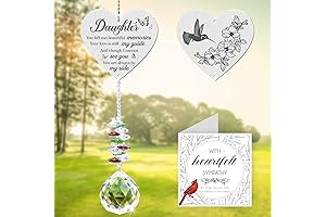 Daughter Memorial Crystal Suncatcher: Celestial Comfort in Remembrance
