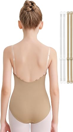 Nude Leotard for Women Teen Girls Tan Ballet Leotard with Nipple Covers
