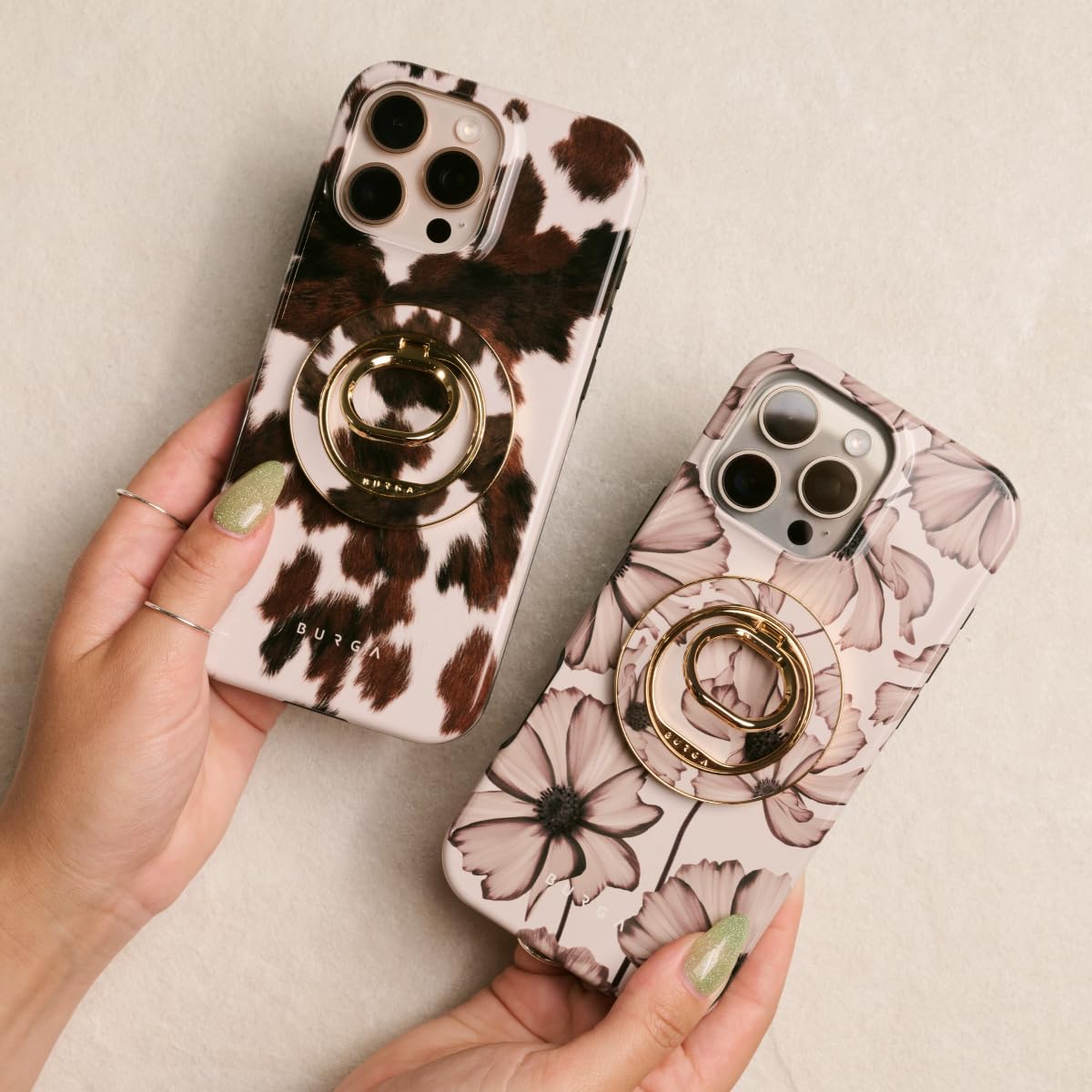 BURGA Handyhülle für iPhone 16 Plus – Unisex Hybrid-Schutzhülle mit stoßdämpfendem TPU & kratzfester Außenschale, erhöhter Displayrand, MagSafe-kompatibel, kabelloses Laden, stylisches Design