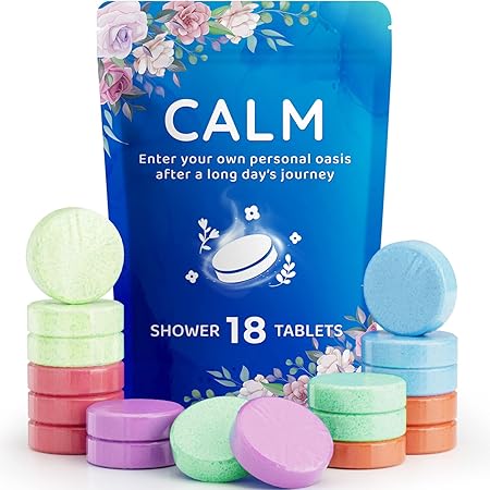 18-Pack Shower Steamers Aromatherapy-Shower Bath Bombs with Essential Oils for Self-Care and Relaxation-Variety Shower Tablets-Mother’s Day Gifts/Birthday Gifts for Women, Men Who Have Everything
