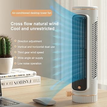 Personal Conditioner - Portables Room AC, Compact USB Air Cooler | Three Gears Cooling Air Conditioner, Automatic Head Shaking Conditioner, Energy Saving Efficient Air Conditioner for Men Women