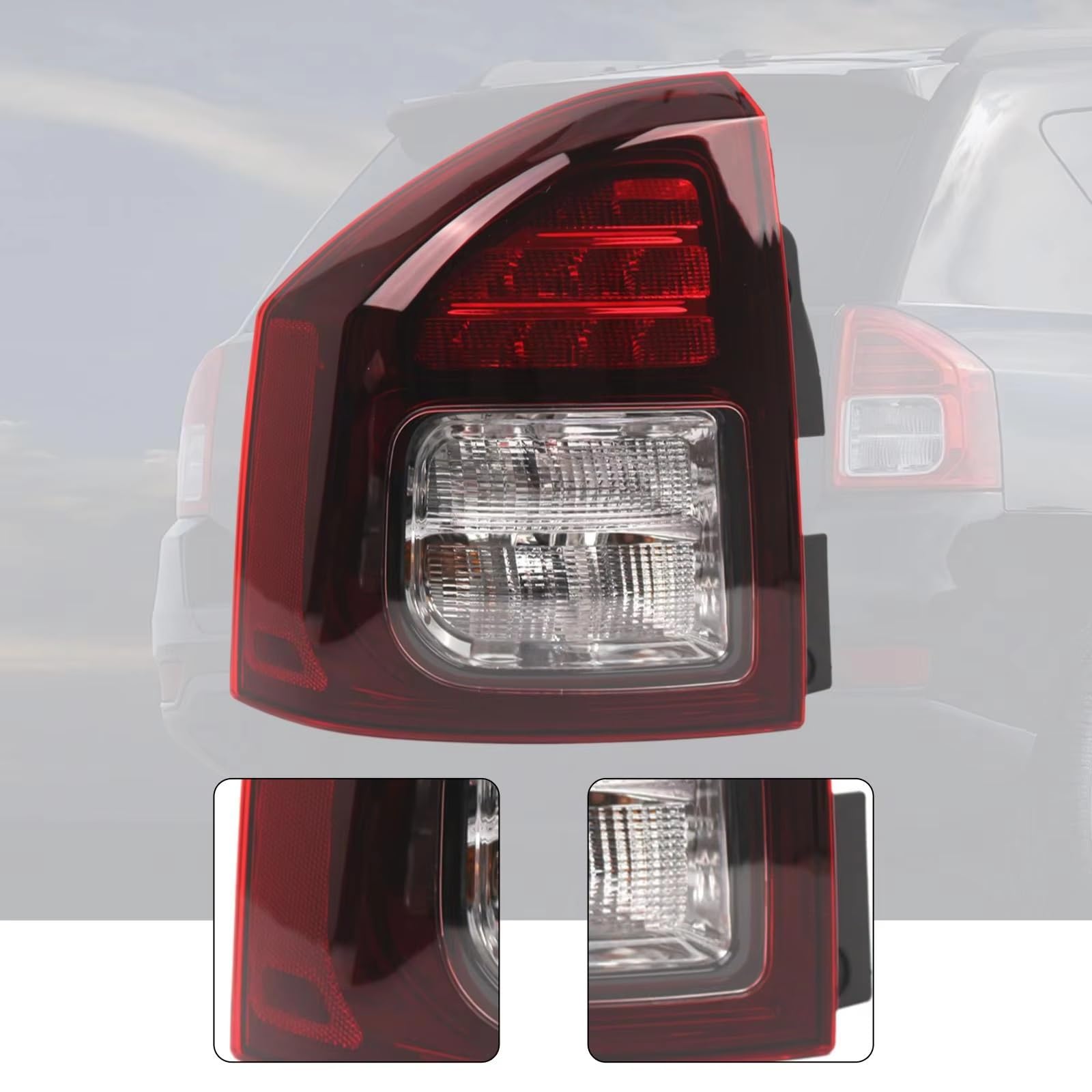 Compatible Con Jeep Para Compass 2014 2015 2016 2017 Conjunto Luz Trasera Izquierda Accesorios De Coche OEM:5272909AB 5272909AA CH2800204