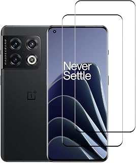 [2 Piezas] Protector de Pantalla cobertura completa para Oneplus 10 Pro 5G, 3D Curved, Anti-rasguños, Dureza 9H, Mica de Cristal Vidrio Templado para Oneplus 10 Pro 5G