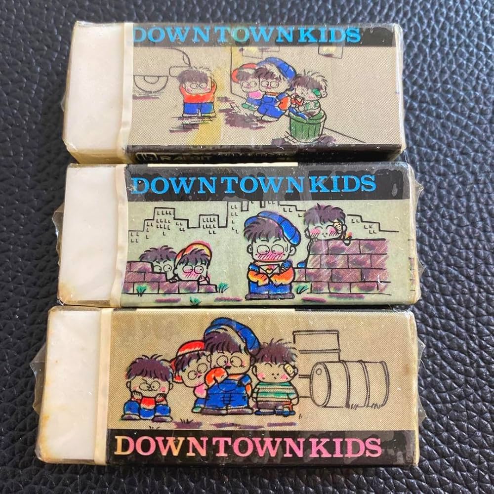 レトロ消しごむ　／　　ケース　ファンシー　消しごむ Amazon.co.jp: ファンシー消しゴム カップル ハートギンガム