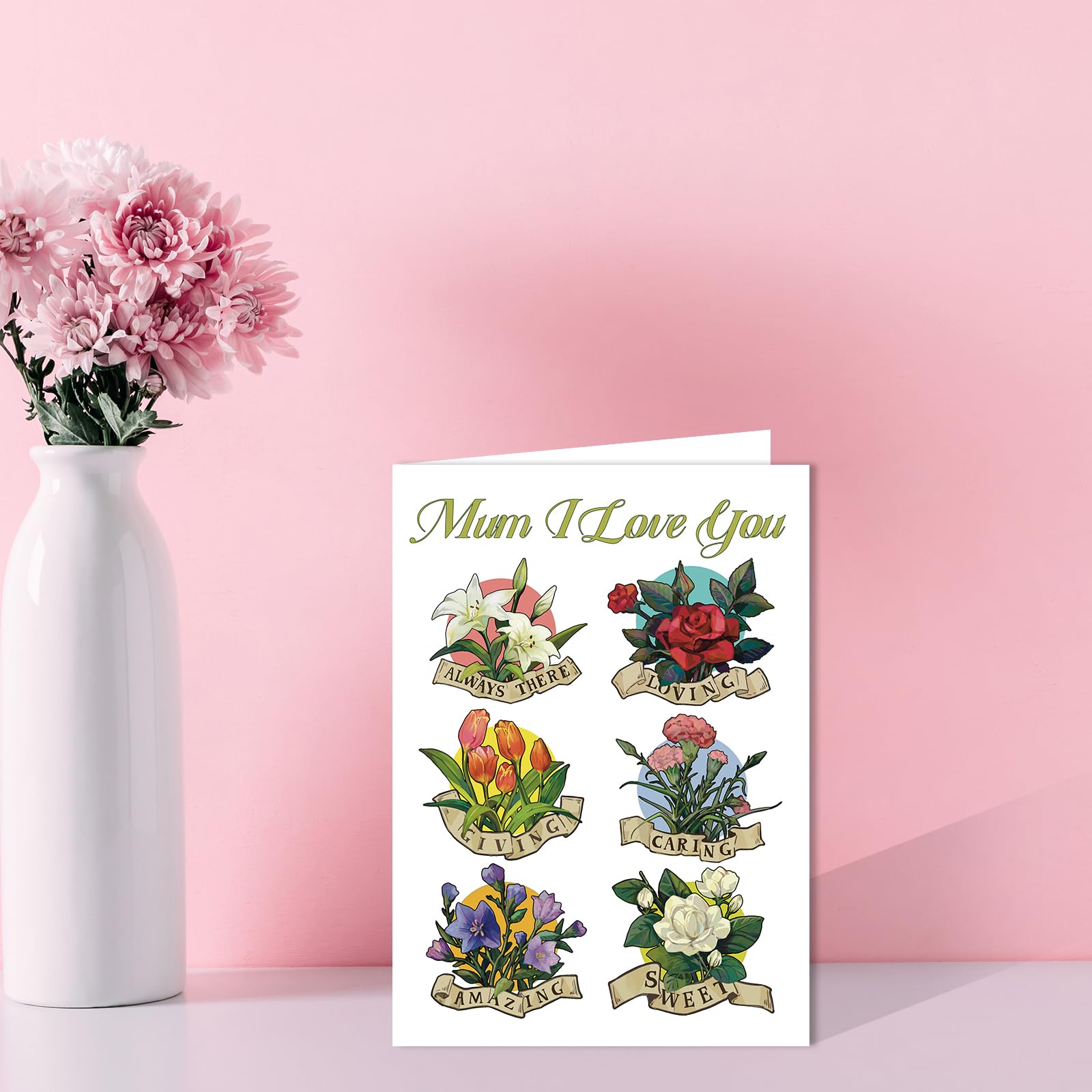 Mothers Day Card For Mom Grandma Grandmother Stepmom Wife Mother S Day Card Son Daughter Mothers Day Greeting Cards Envelope 13x18cm Tomatoes Office