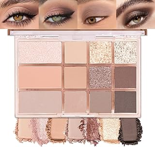 12 Color Multi-Function Eyeshadow Highlighter...