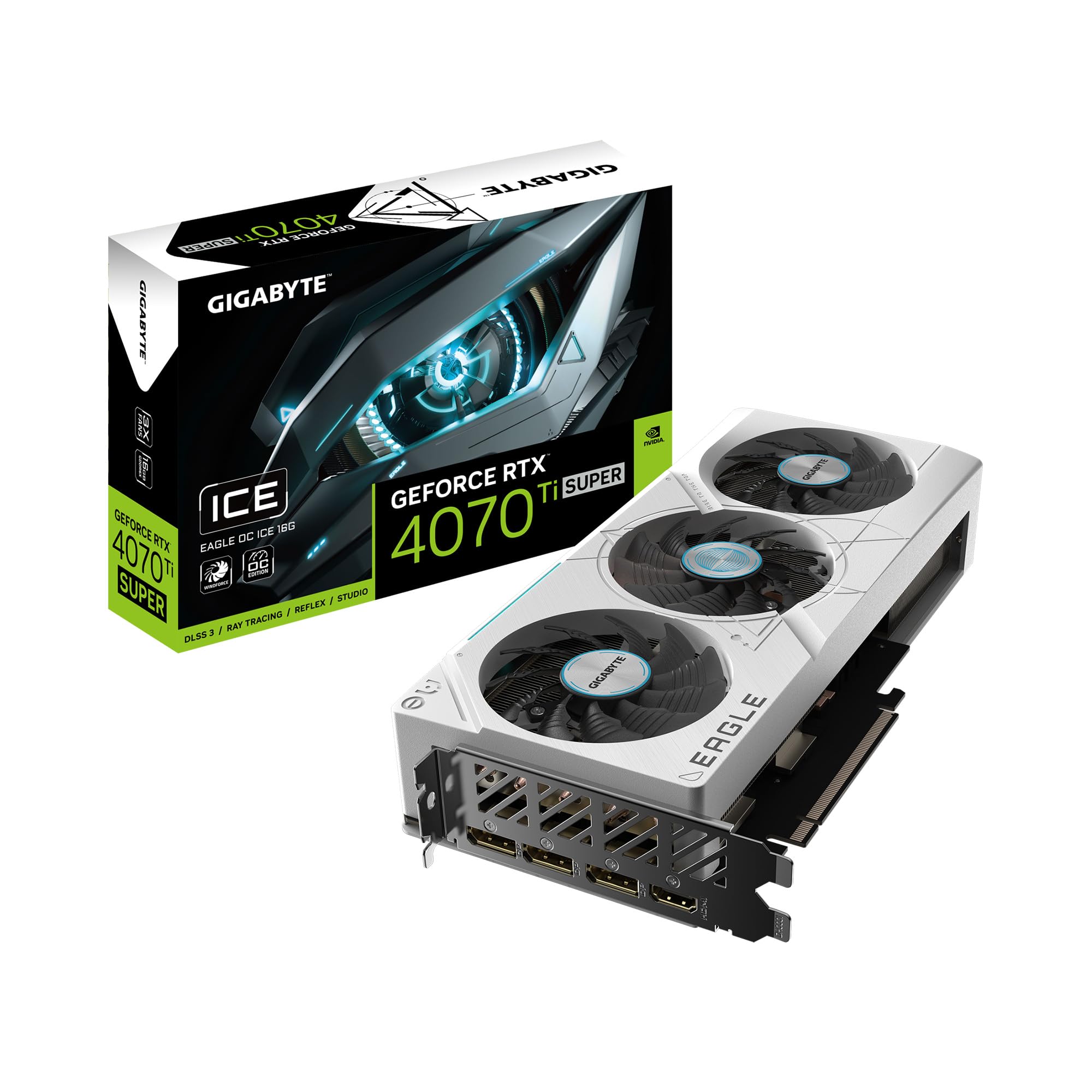 Amazon | GIGABYTE GeForce RTX 4070 Ti Super Eagle OC ICE 16G