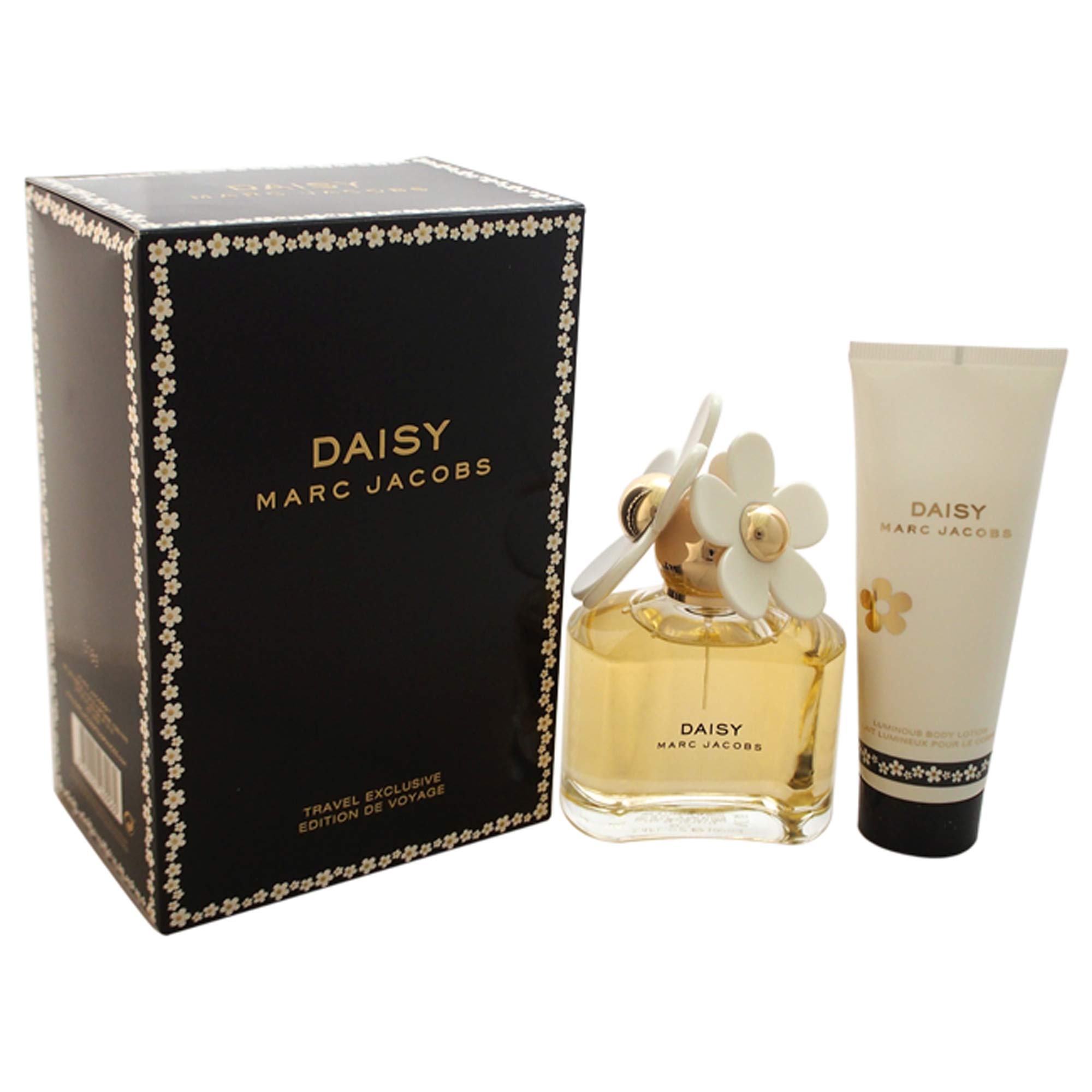 Daisy by Marc Jacobs - Juego de Regalo de 2 Piezas de Spray EDT de 3.4 onzas, loción Corporal Luminosa de 2.5 onzas