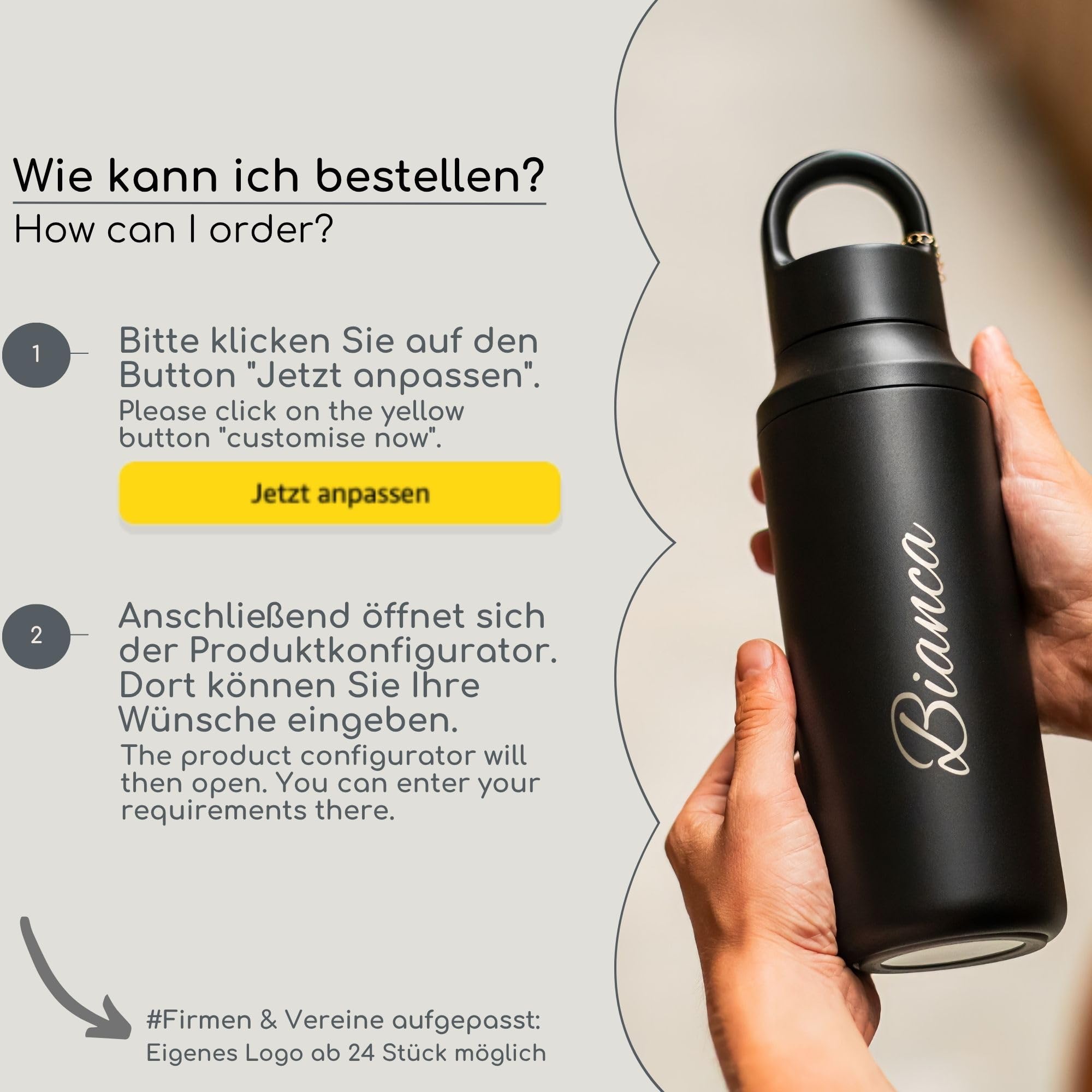 Milu Edelstahl Trinkflasche 600ml, 750ml – Thermosflasche, Isolierte Wasserflasche, Auslaufsichere Isolierflasche doppelwandig, Thermoskanne – inkl. Reinigungsbürste (Gravur, 750ml)
