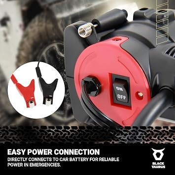Portable Air Compressor, 19A 120 PSI (8.27 BAR) OnBoard & Offroad Tire Inflator for Cars, Trucks, 44 Vehicles Automatic Pressure Control with DualMotor Options, Air Compressor 252